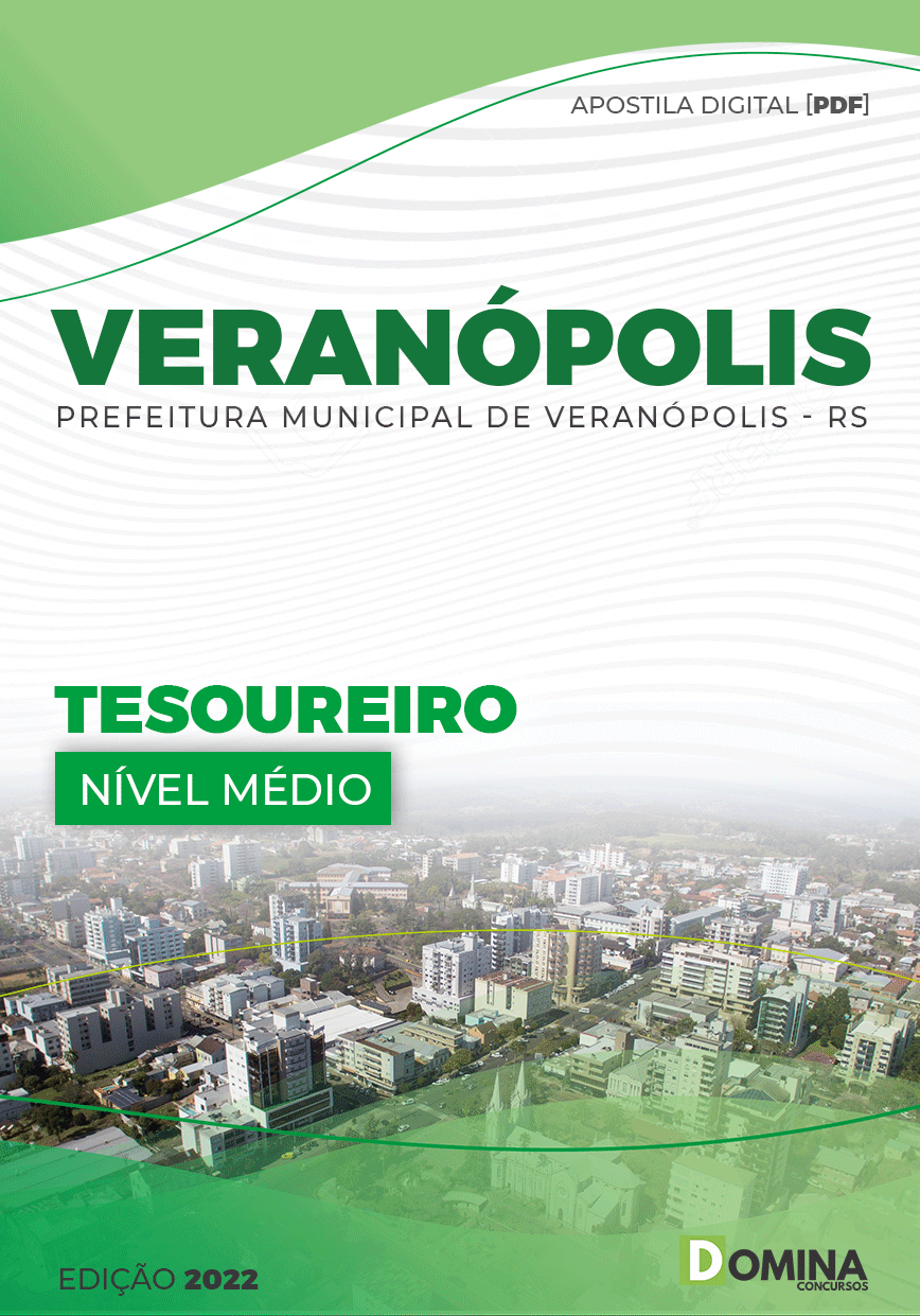 Apostila Digital Pref Veranópolis RS 2022 Tesoureiro