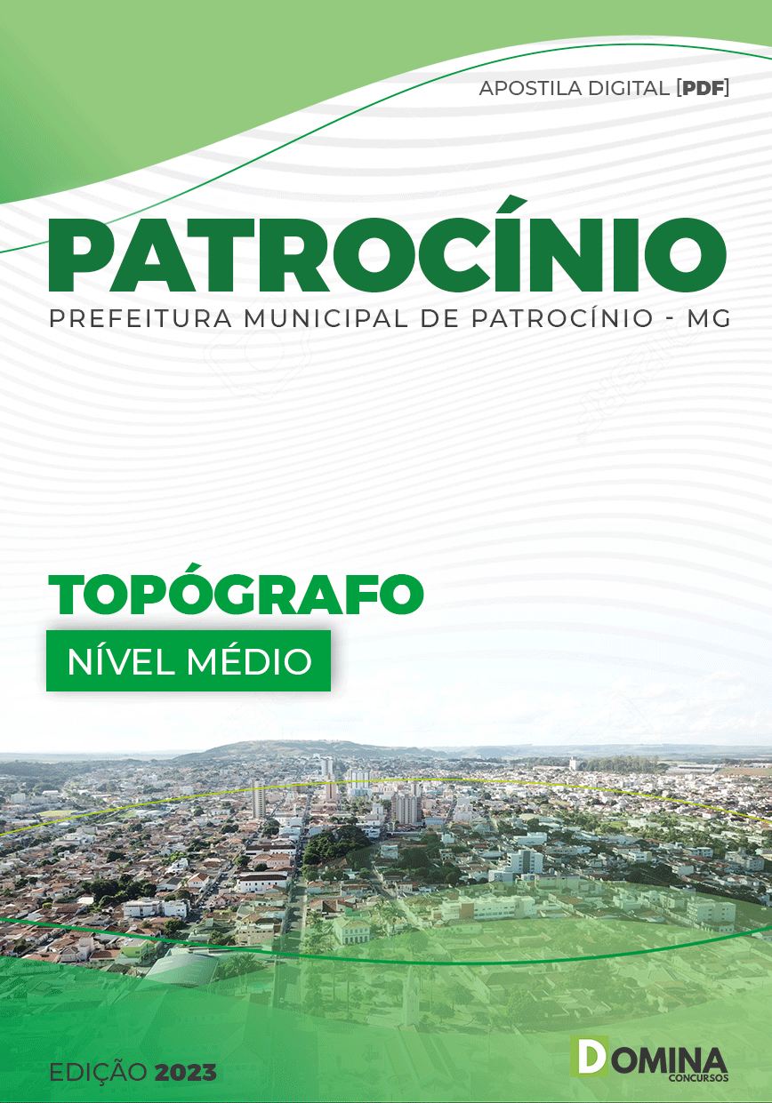 Apostila Concurso Pref Patrocínio MG 2023 Topógrafo