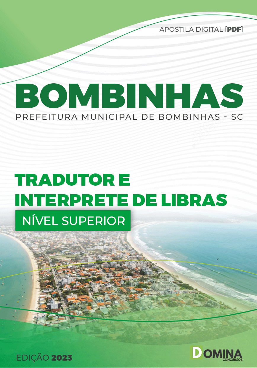 Apostila Pref Bombinhas SC 2023 Tradutor Interprete Libras