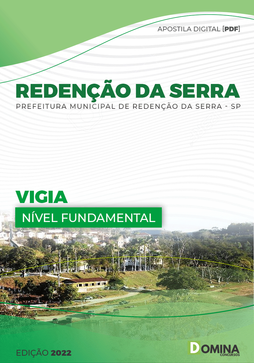 Apostila Digital Pref Redenção Serra SP 2022 Vigia