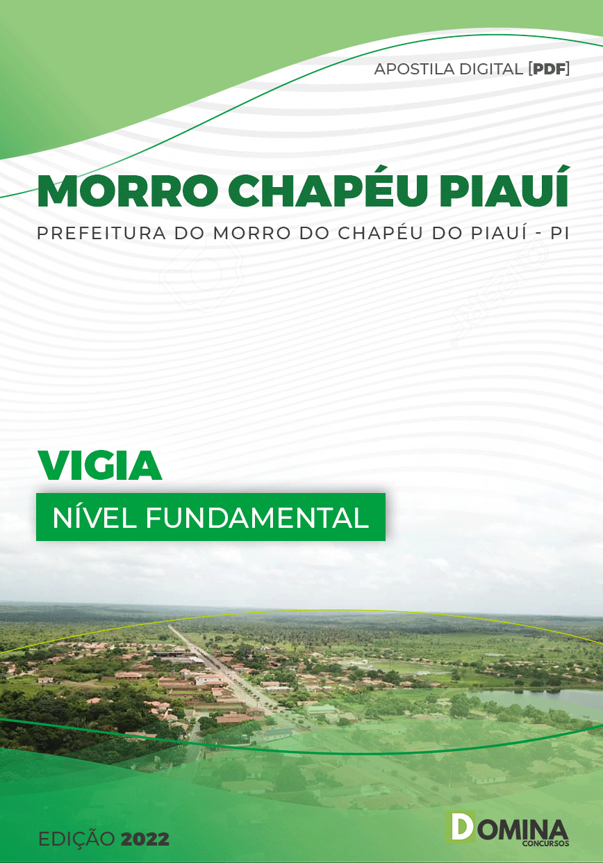 Apostila Concurso Pref Morro do Chapéu PI 2022 Vigia