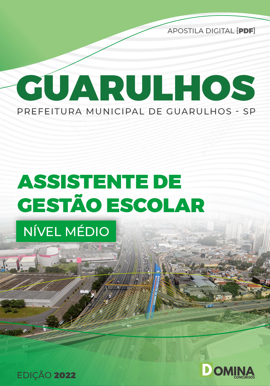 Apostila Pref Guarulhos SP 2023 Assistente Gestão Escolar