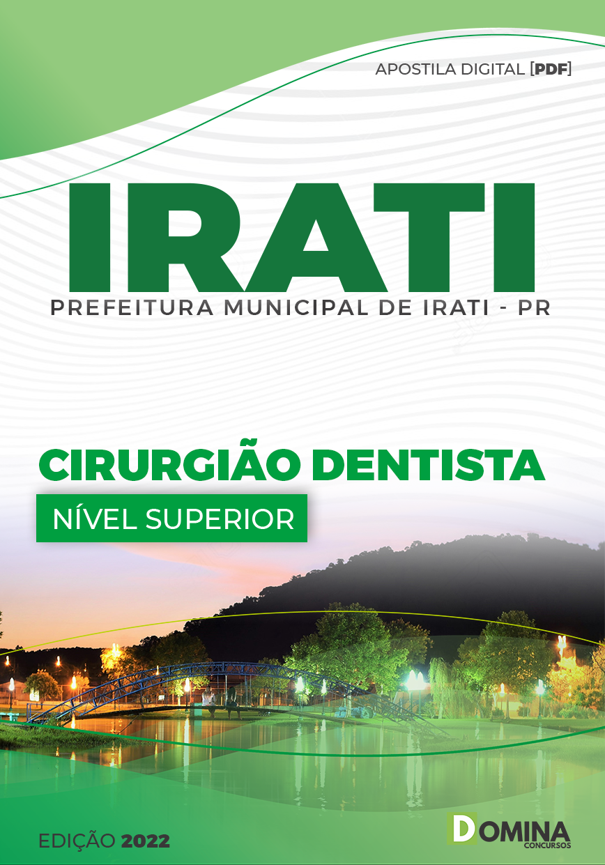 Apostila Concurso Pref Irati PR 2022 Cirurgião Dentista