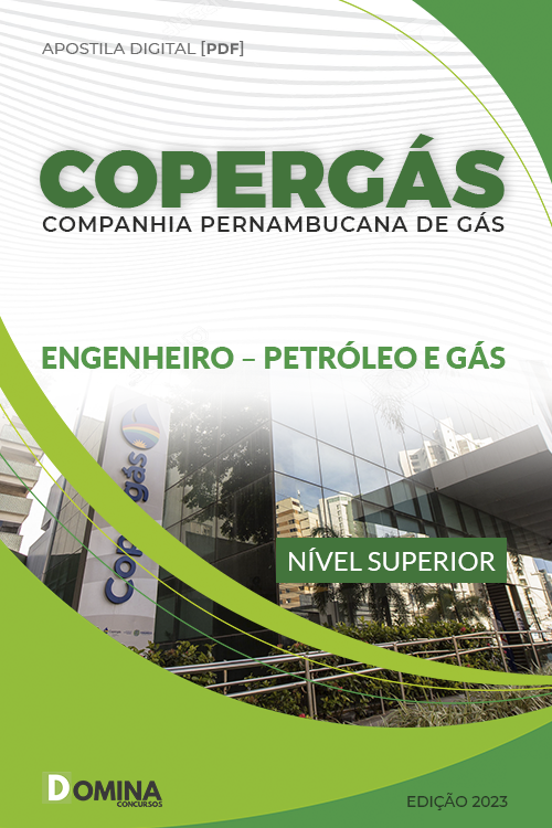 Apostila Digital COPERGÁS 2023 Engenheiro Petróleo Gás