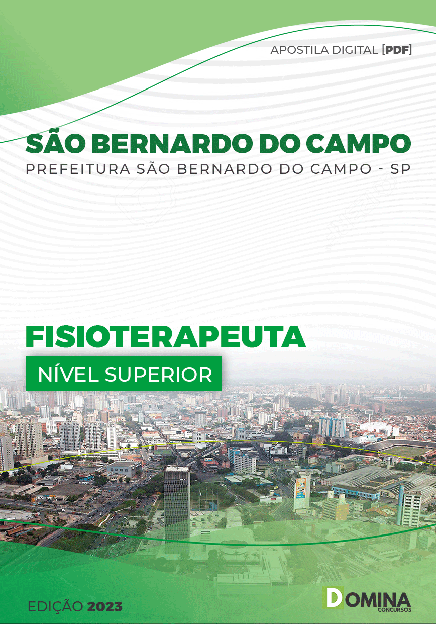 Apostila Pref São Bernardo do Campo SP 2022 Fisioterapeuta
