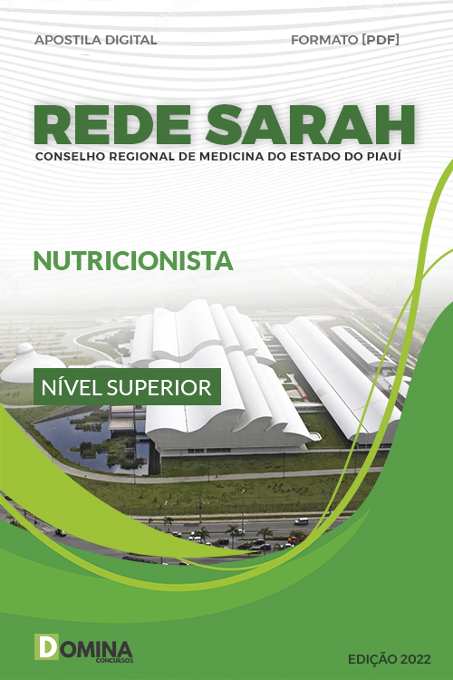 Apostila Concurso REDE SARAH 2022 Nutricionista