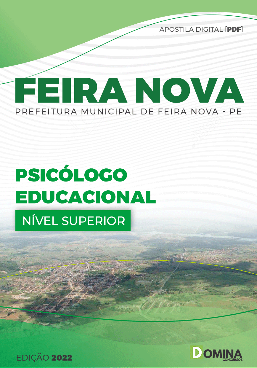 Apostila Pref Feira Nova PE 2022 Psicológico Educacionais