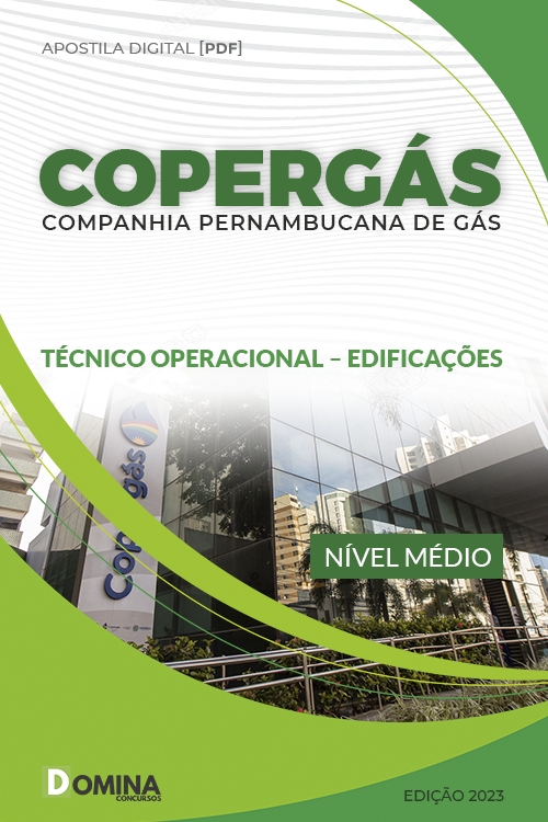 Apostila COPERGÁS 2023 Técnico Operacional Edificações