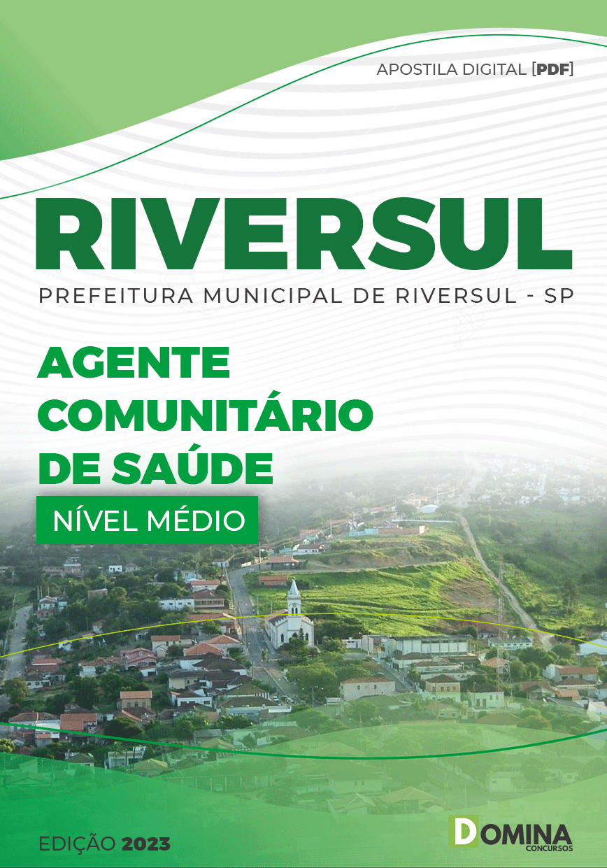 Apostila Pref Riversul SP 2023 Agente Comunitário Saúde