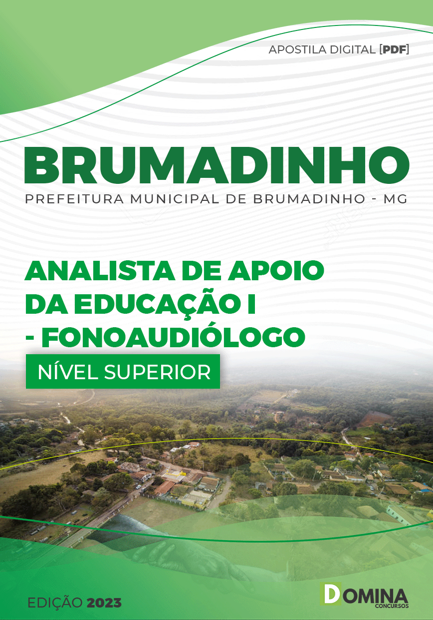 Apostila Pref Brumadinho MG 2023 Analista Educacional Fonoaudiólogo