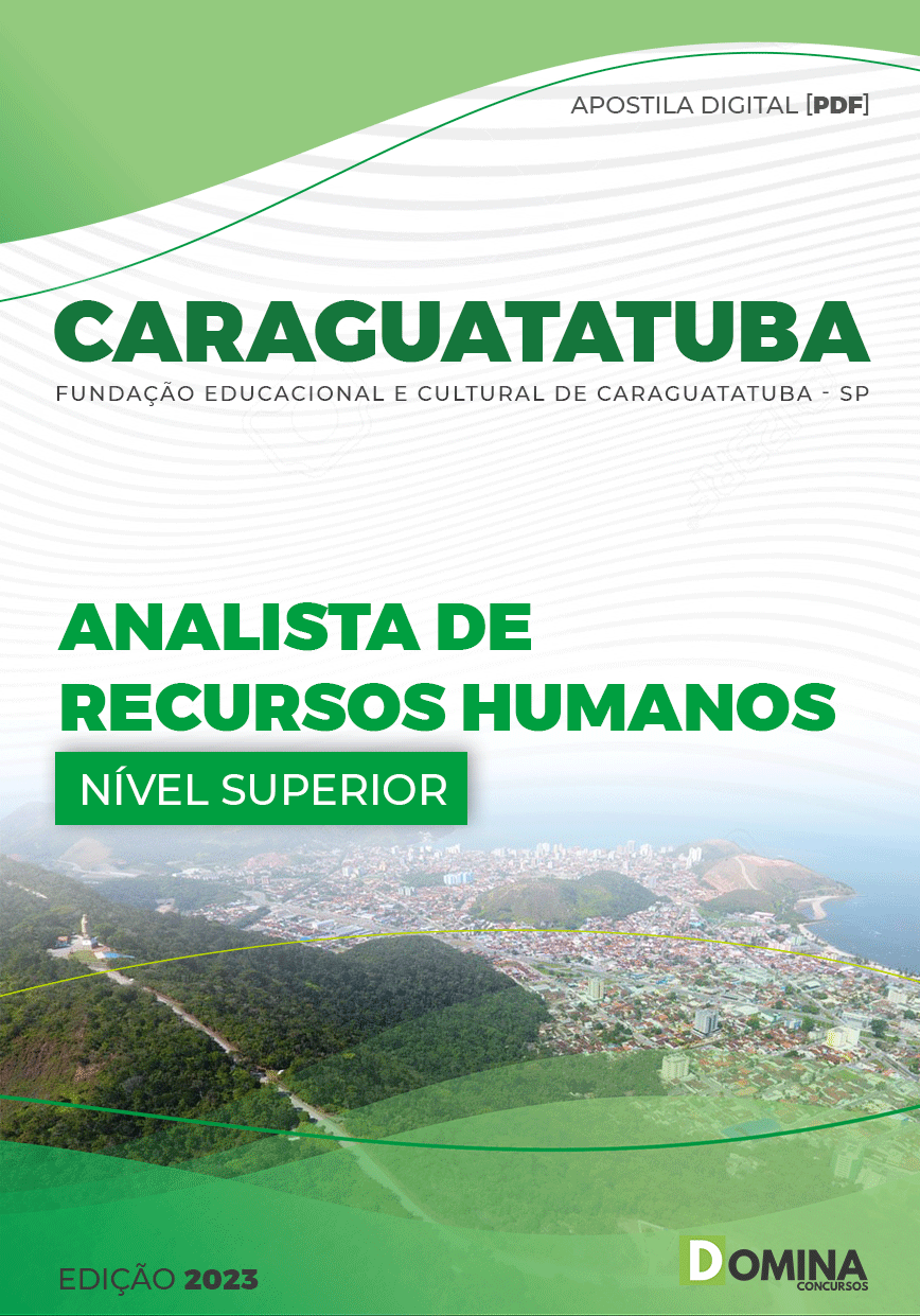 Apostila FUNDACC Caraguatatuba SP 2023 Analista Recursos Humanos