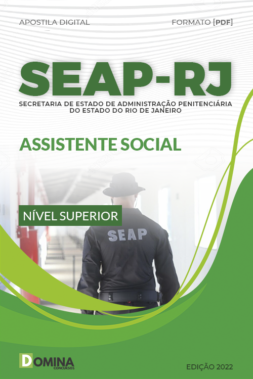 Apostila Digital Concurso SEAP RJ 2022 Assistente Social