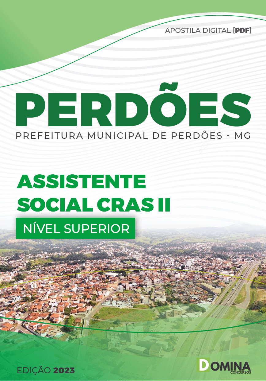 Apostila Pref Perdões MG 2023 Assistente Social CRAS II