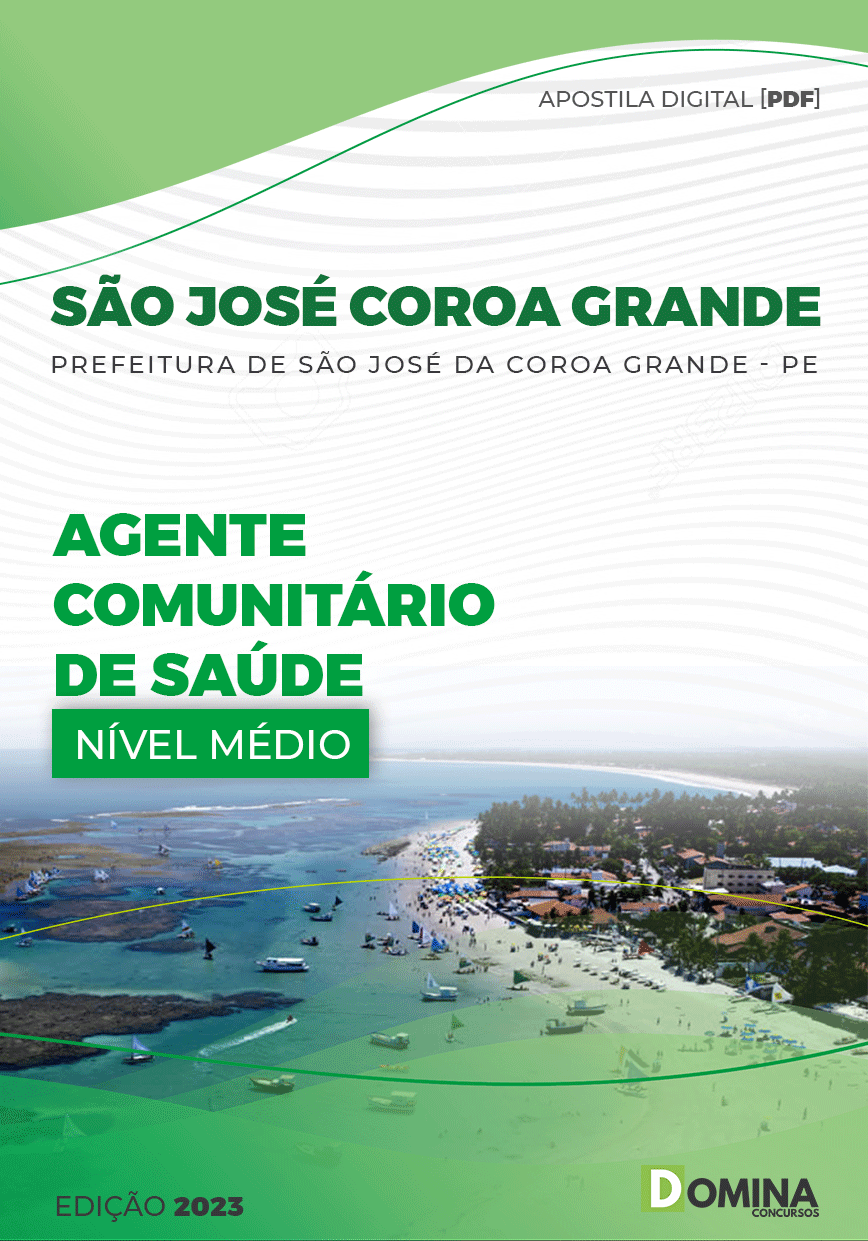 Apostila Pref São José Coroa Grande PE 2023 Agente Comun Saúde