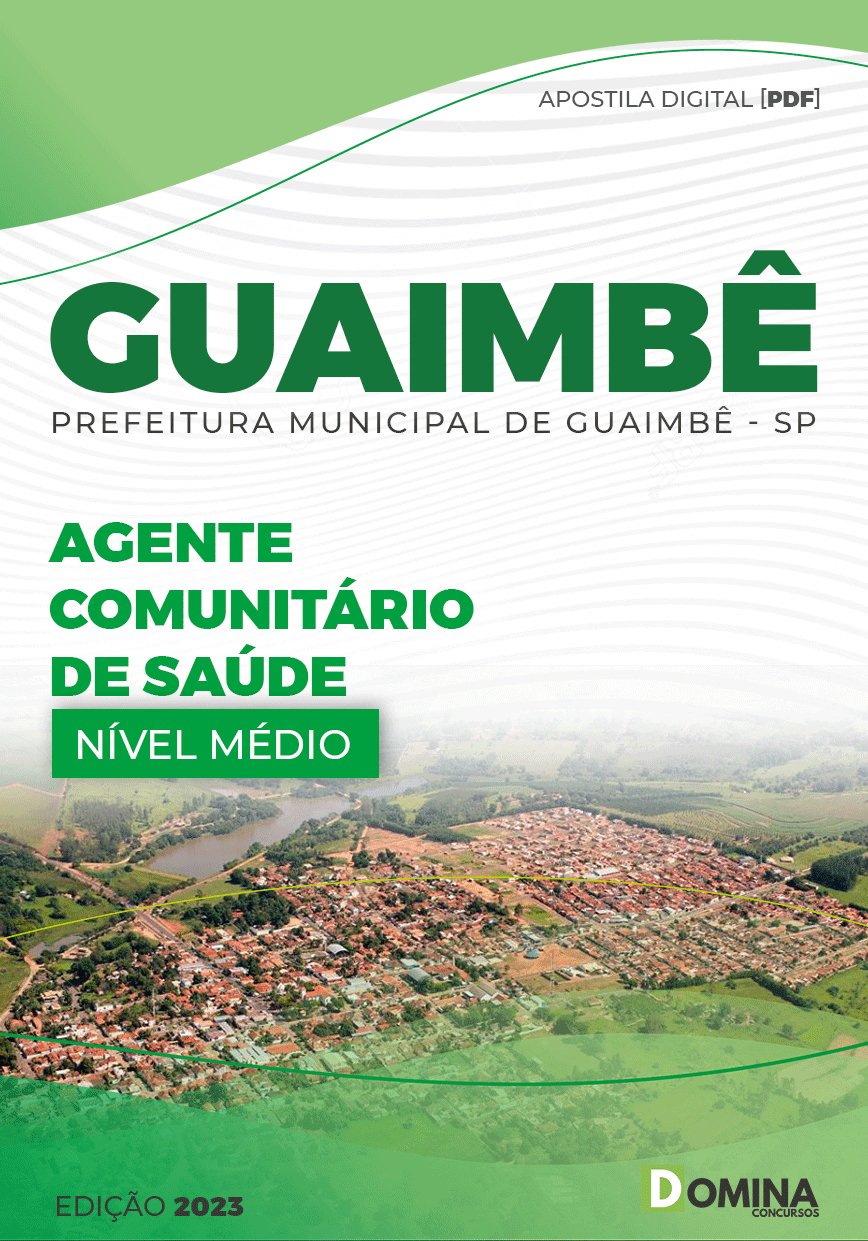 Apostila Pref Guaimbê SP 2023 Agente Comunitário Saúde