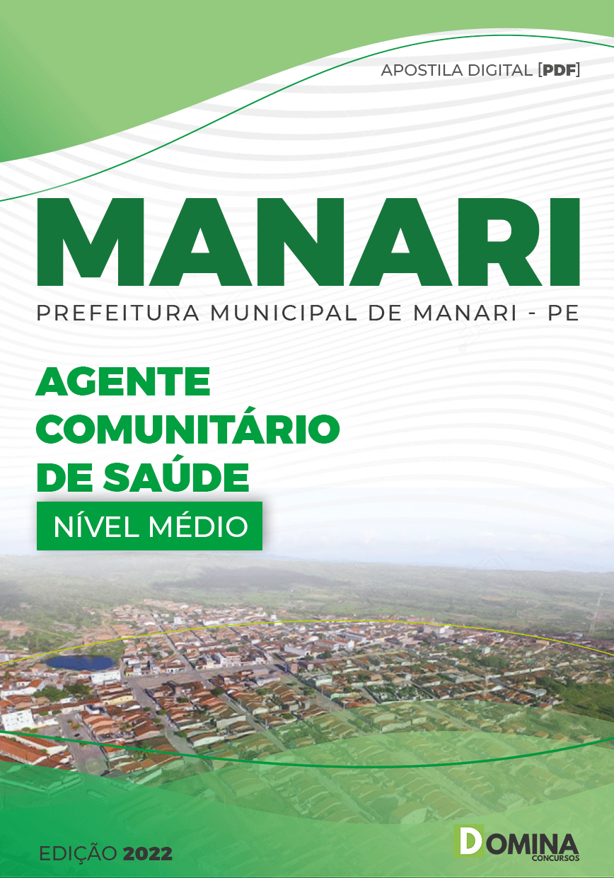 Apostila Pref Manari PE 2022 Agente Comunitário Saúde