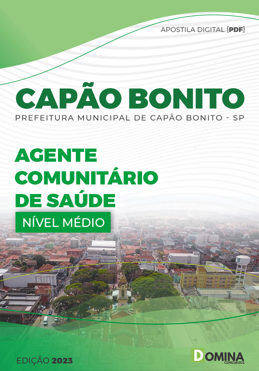 Apostila Pref Capão Bonito SP 2023 Agente Comunitário Saúde