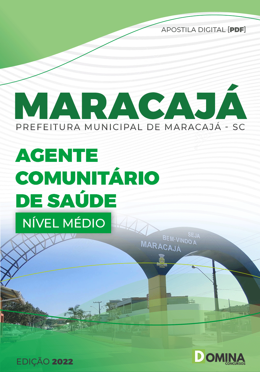 Apostila Pref Maracajá SC 2022 Agente Comunitário Saúde