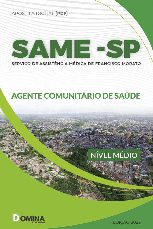 Apostila SAME SP 2023 Agente Comunitário Saúde