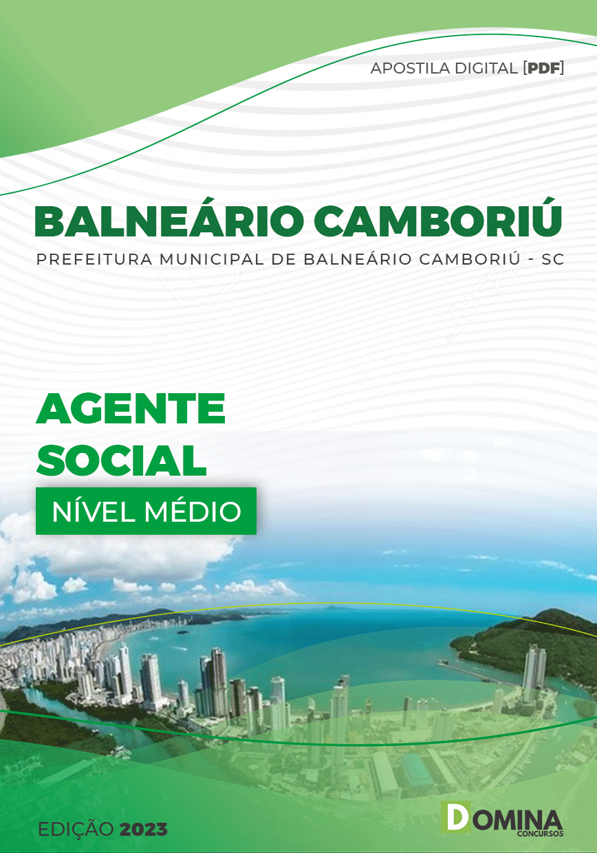 Apostila Pref Balneário Camboriú SC 2023 Agente Social
