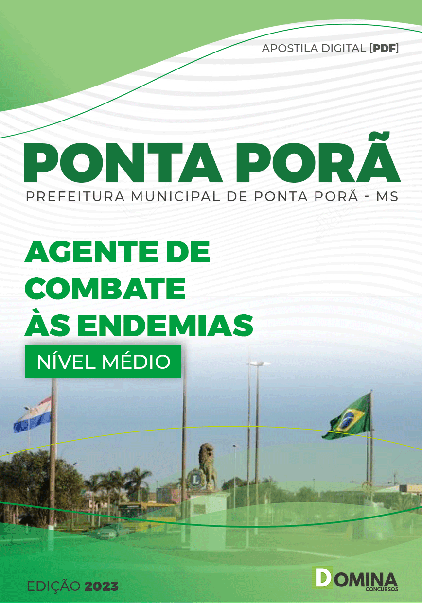 Apostila Pref Ponta Porã MG 2023 Agente Combate Endemias