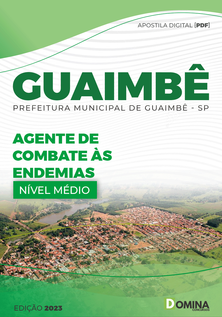 Apostila Pref Guaimbê SP 2023 Agente Combate Endemias