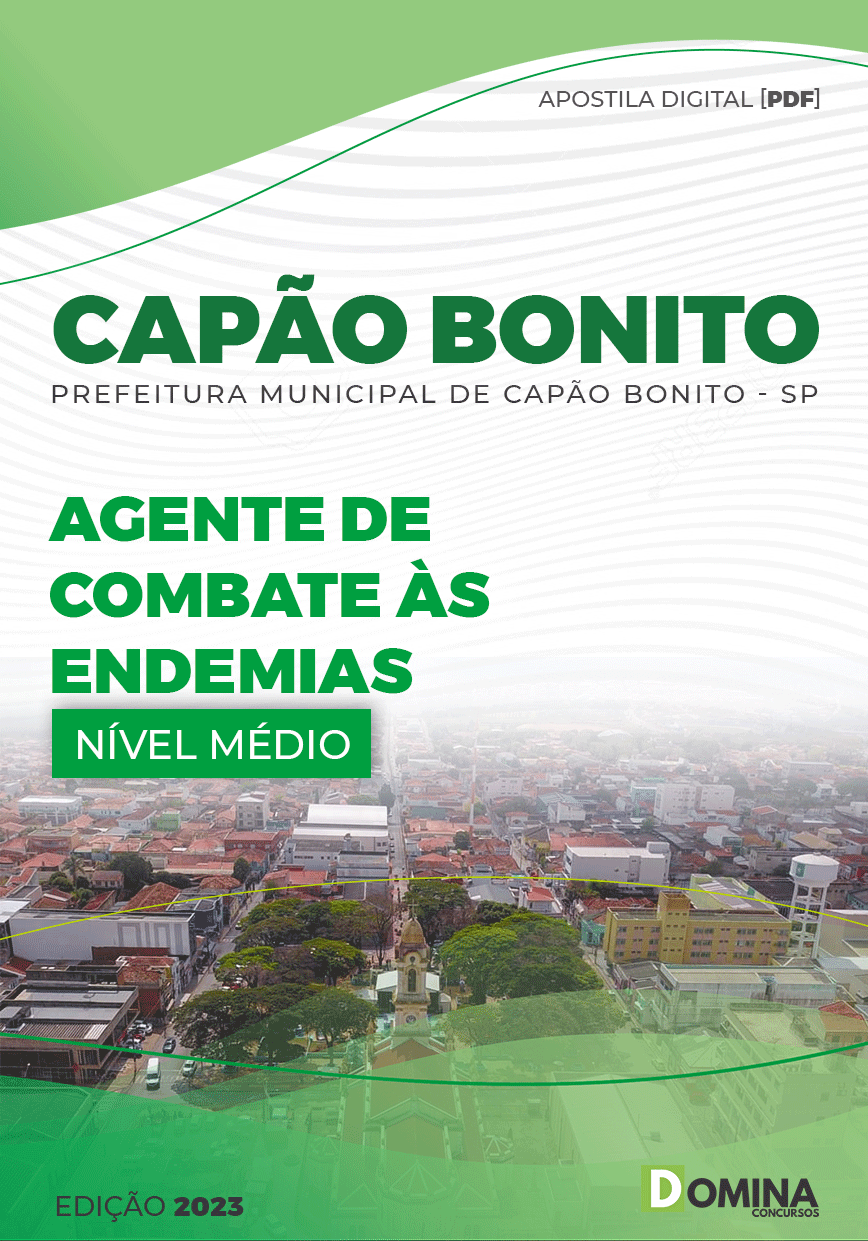 Apostila Pref Capão Bonito SP 2023 Agente Combate Endemias