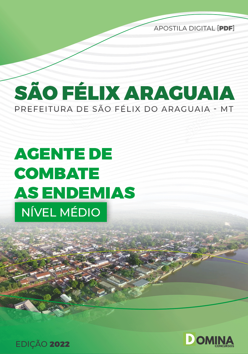 Apostila Pref São Félix Araguaia MT 2022 Agente Combate Endemias
