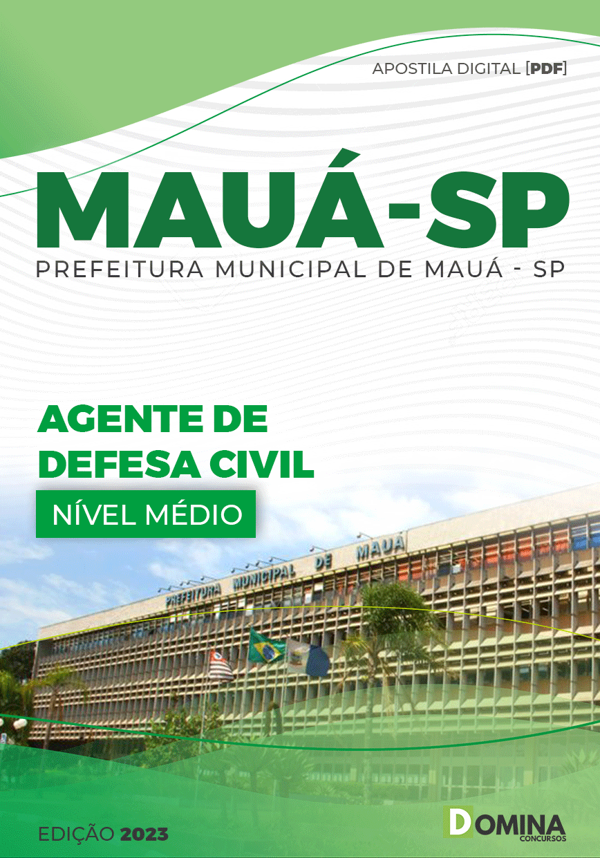 Apostila Concurso Pref Mauá SP 2023 Agente Defesa Civil