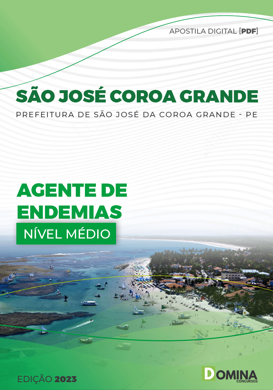 Apostila Pref São José Coroa Grande PE 2023 Agente Endemias