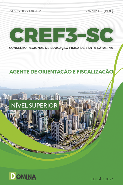 Apostila CREF 3 SC 2023 Agente Orientação Fiscalização