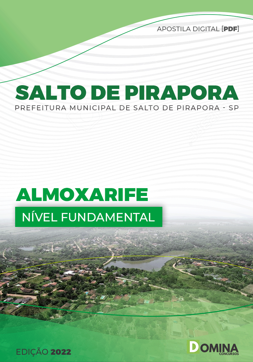 Apostila Digital Pref Salto Pirapora SP 2022 Almoxarife