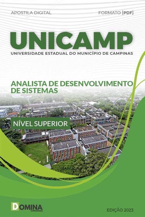 Apostila UNICAMP 2023 Analista Desenvolvimento Sistemas