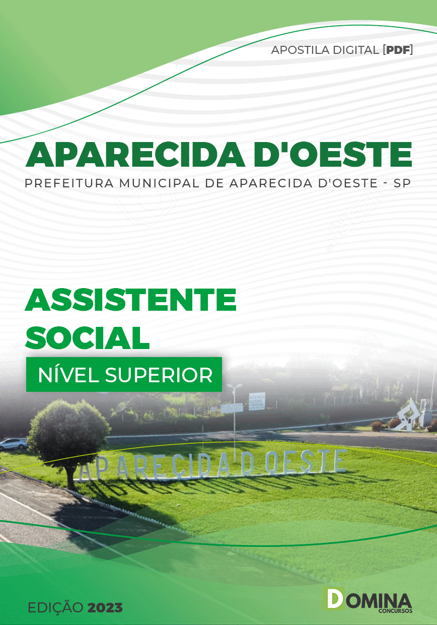 Apostila Pref Aparecida D’Oeste SP 2023 Assistente Social