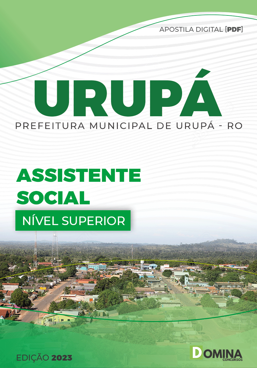 Apostila Concurso Pref Urupá RO 2023 Assistente Social