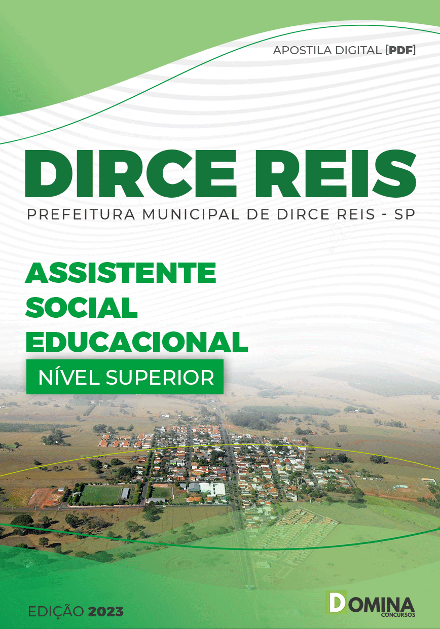 Apostila Pref Dirce Reis SP 2023 Assistente Social Educacional