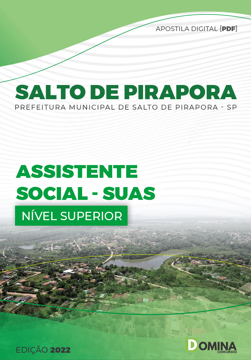 Apostila Pref Salto Pirapora SP 2022 Assistente Social SUAS