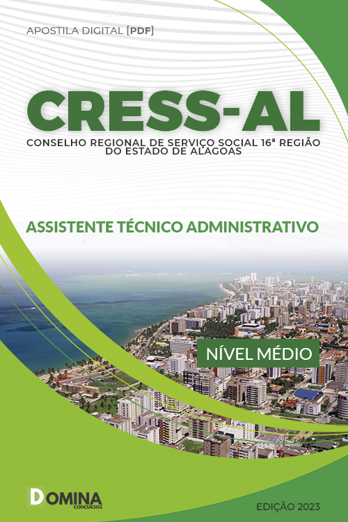 Apostila CRESS AL 2023 Assistente Técnico Administrativo