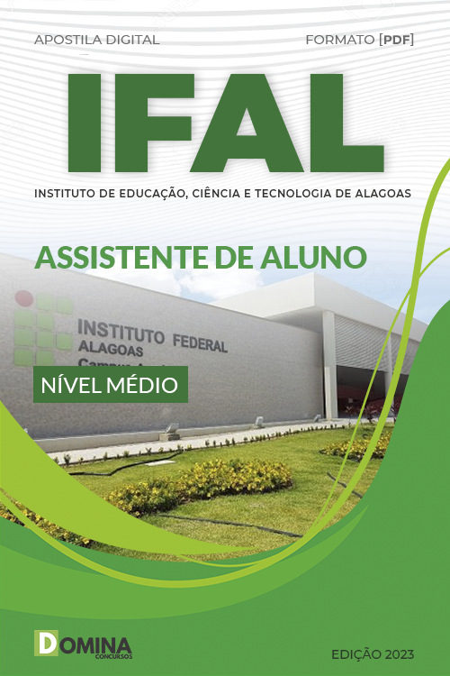 Apostila Digital Concurso IFAL 2023 Assistente Alunos