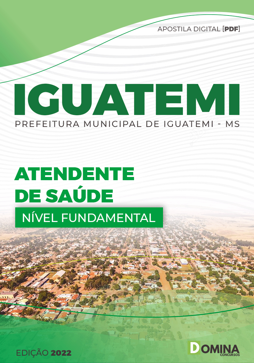 Apostila Concurso Pref Iguatemi MG 2022 Atendente Saúde