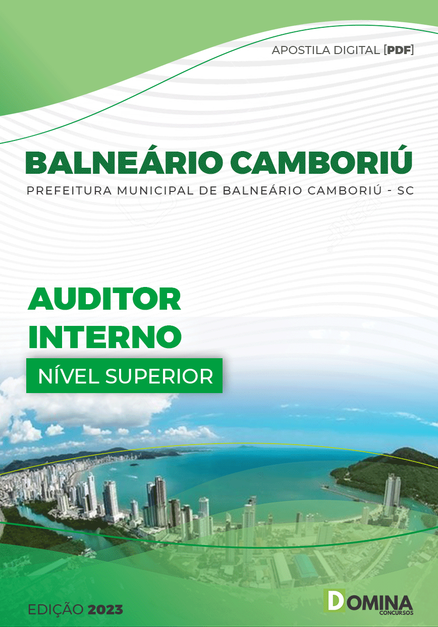Apostila Pref Balneário Camboriú SC 2023 Auditor Interno