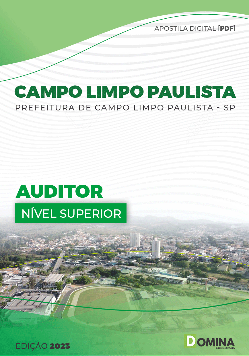 Apostila Pref Campo Limpo Paulista SP 2023 Auditor