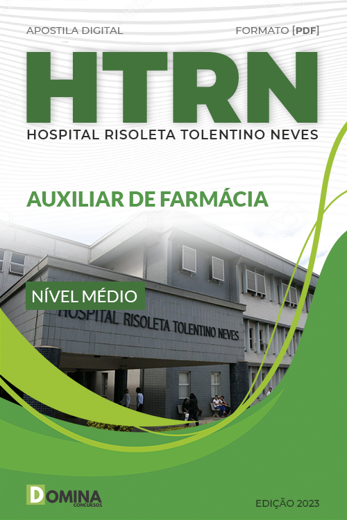 Apostila Concurso HRTN MG 2023 Auxiliar Farmácia