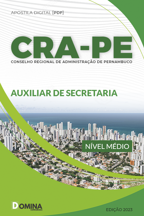 Apostila Concurso CRA PE 2023 Auxiliar Secretaria