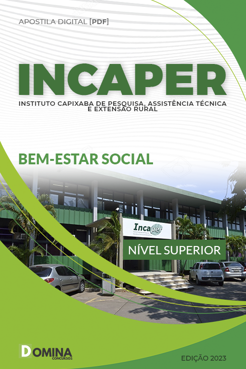 Apostila Digital Concurso INCAPER 2023 Bem Estar Social