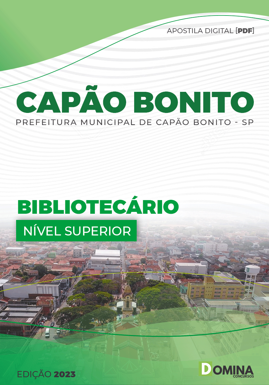 Apostila Digtial Pref Capão Bonito SP 2023 Bibliotecário