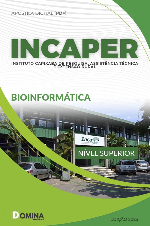 Apostila Digital Concurso INCAPER 2023 Bioinformática