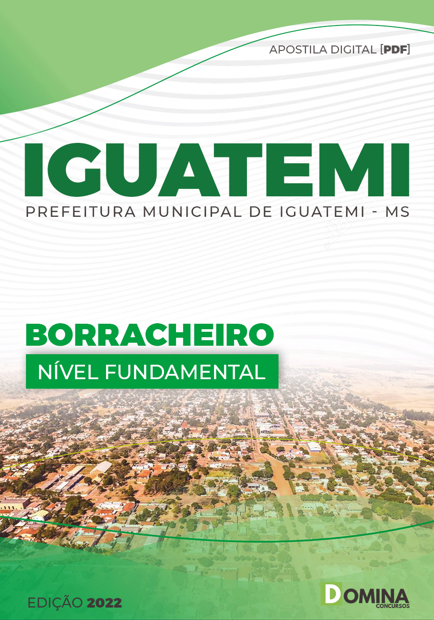 Apostila Concurso Pref Iguatemi MG 2022 Borracheiro