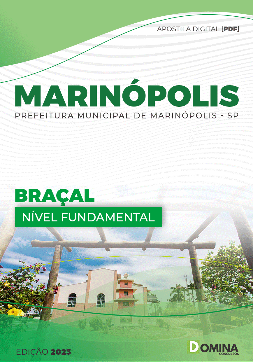 Apostila Concurso Pref Marinópolis SP 2023 Braçal