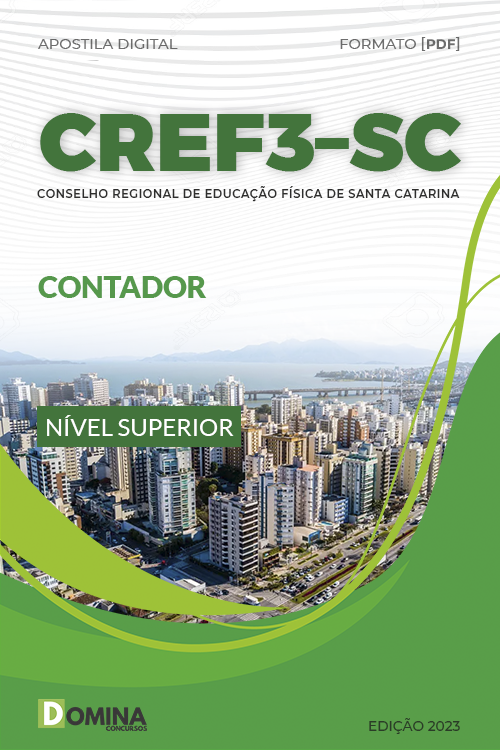 Apostila Digital Concurso CREF 3 SC 2023 Contador